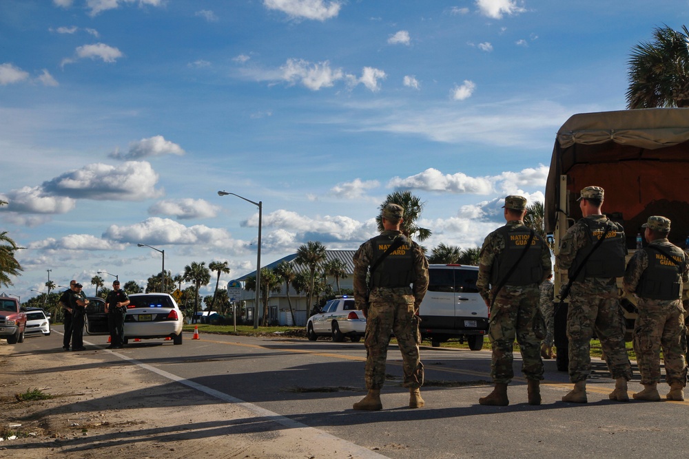 Florida National Guard Soldiers support local law enforcement