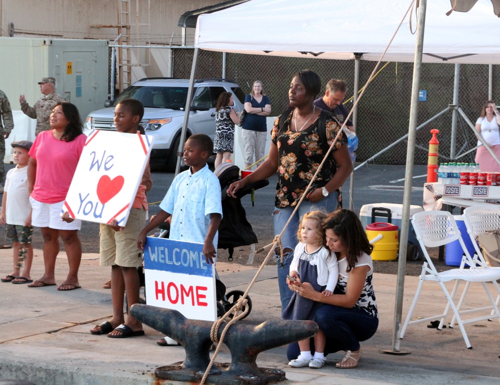 605th Transportation Detachment returns from Pacific Pathways