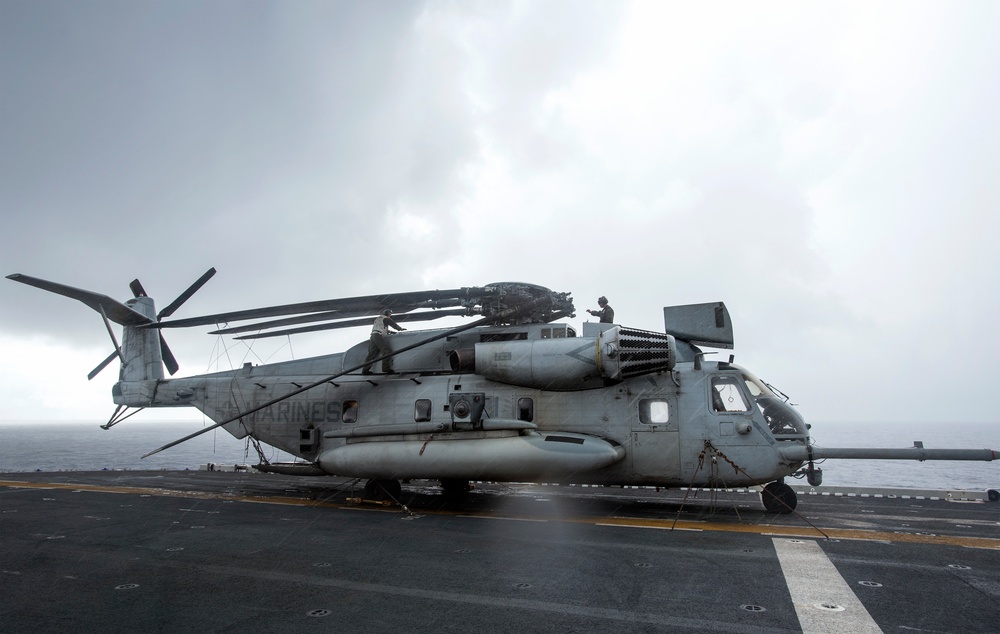 Flight Operations Aboard USS Bonhomme Richard (LHD 6)