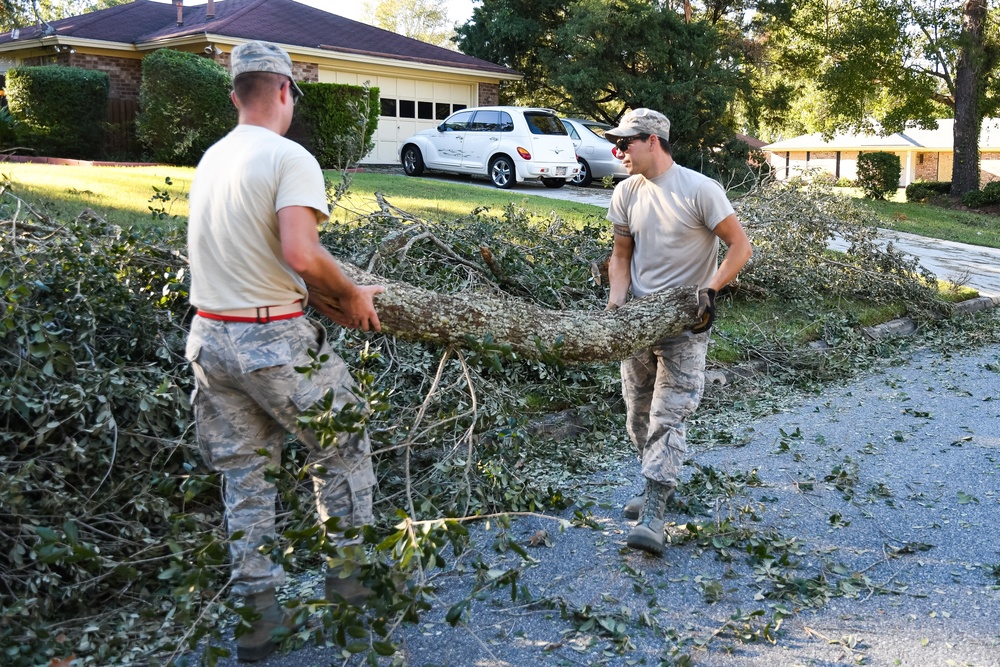 116th Air Control Wing supports civil authorities in the aftermath of Hurricane Matthew