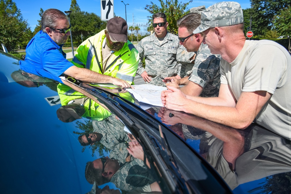 116th Air Control Wing supports civil authorities in the aftermath of Hurricane Matthew