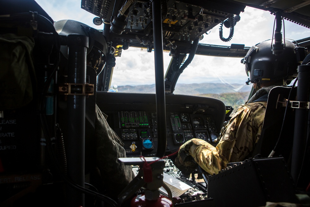 Service members fly to areas affected by Hurricane Matthew