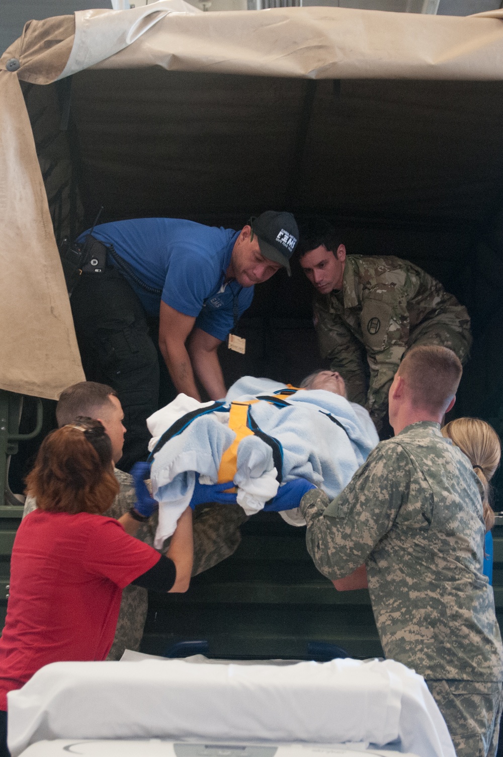 National Guard assists EMS in flood relief