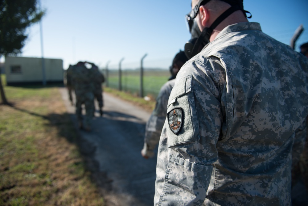 650th MI Gp Soldiers practice CBRN defense