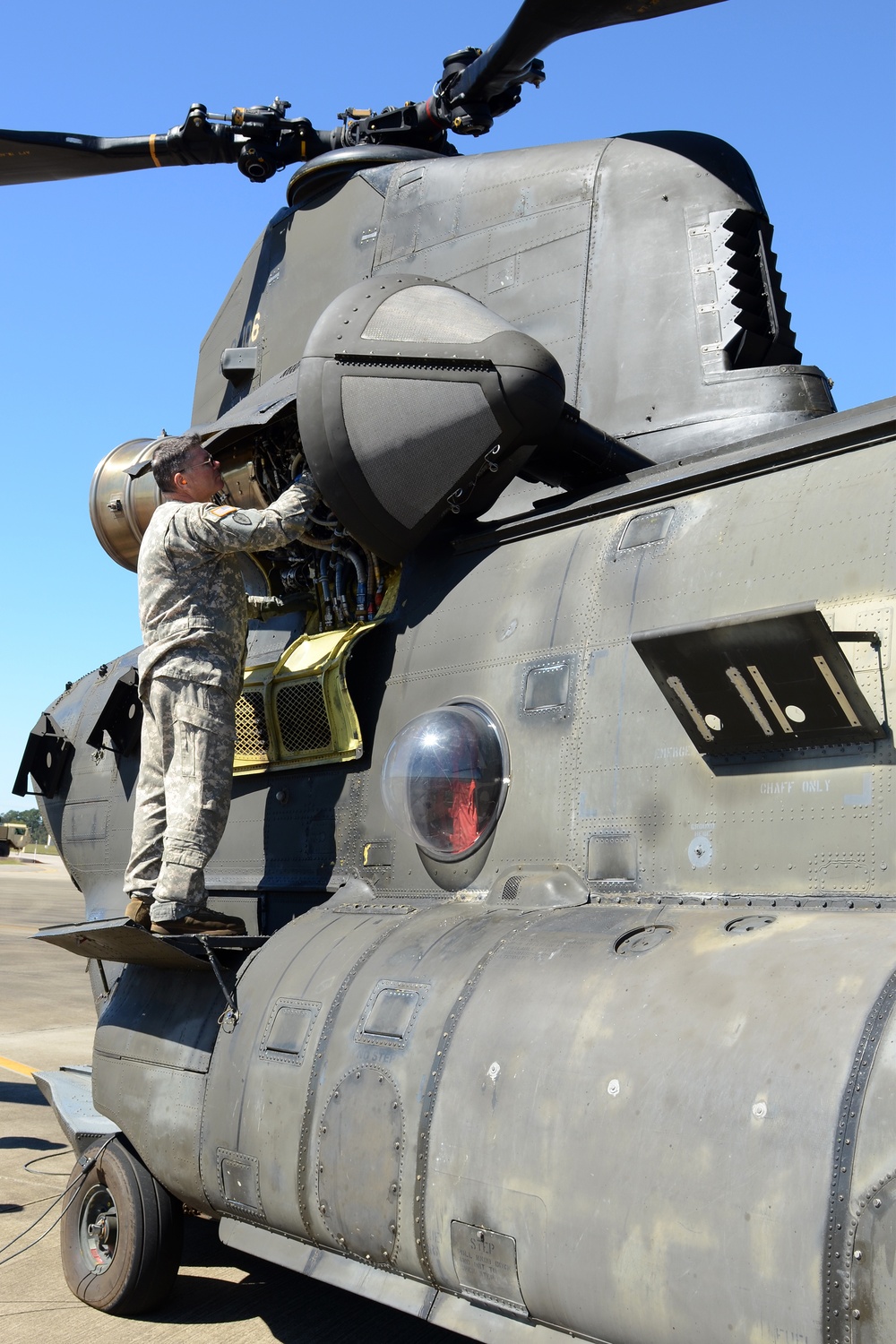 SC National Guard CH-47 Chinook Hurricane Matthew Emergency Response