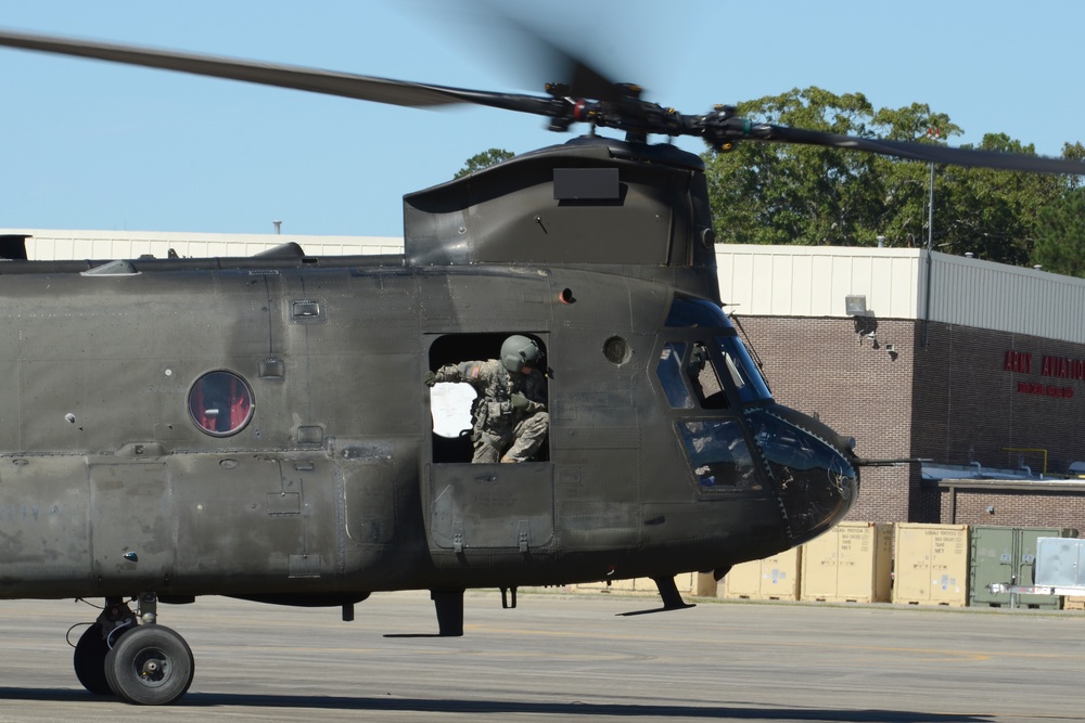 SC National Guard CH-47 Chinook Hurricane Matthew Emergency Response