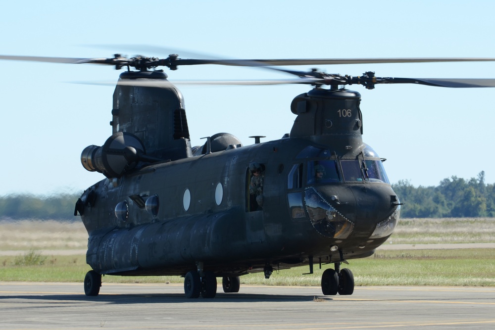 SC National Guard CH-47 Chinook Hurricane Matthew Emergency Response