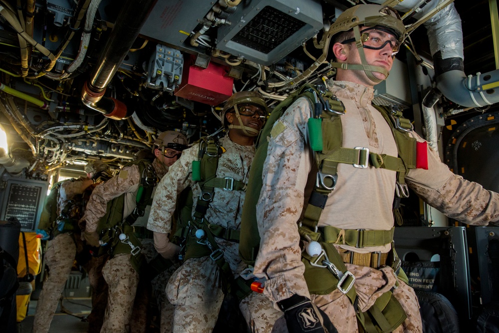 Air, Land and Sea: Marines infiltrate from the sky