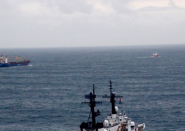 Honolulu-based cutter assists 12 mariners aboard cargo vessel off Alaska