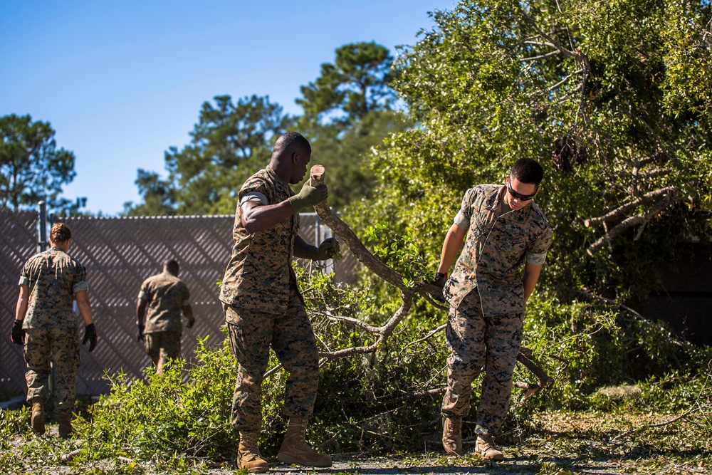 MCAS Beaufort continues cleanup, recovery efforts