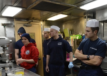 Coast Guard Cutter Healy holds baking class