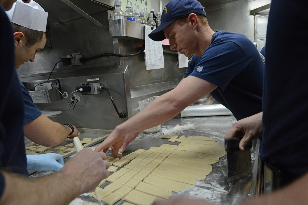 Coast Guard Cutter Healy holds baking class