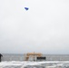 Coast Guard Cutter Healy flies a kite