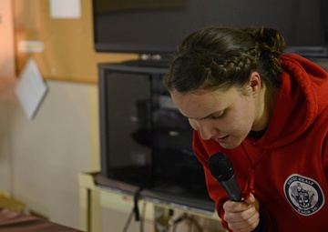 Coast Guard Cutter Healy holds trivia night