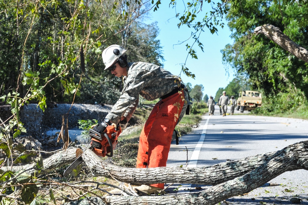 SC National Guard Hurricane Matthew Emergency Response