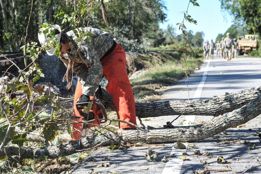 SC National Guard Hurricane Matthew Emergency Response