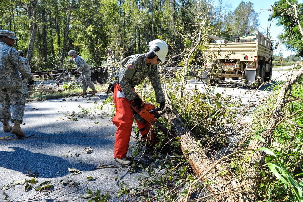 SC National Guard Hurricane Matthew Emergency Response