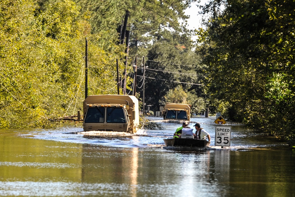 SC National Guard Hurricane Matthew Emergency Response