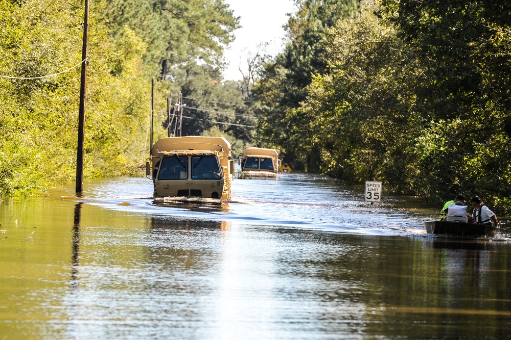 SC National Guard Hurricane Matthew Emergency Response