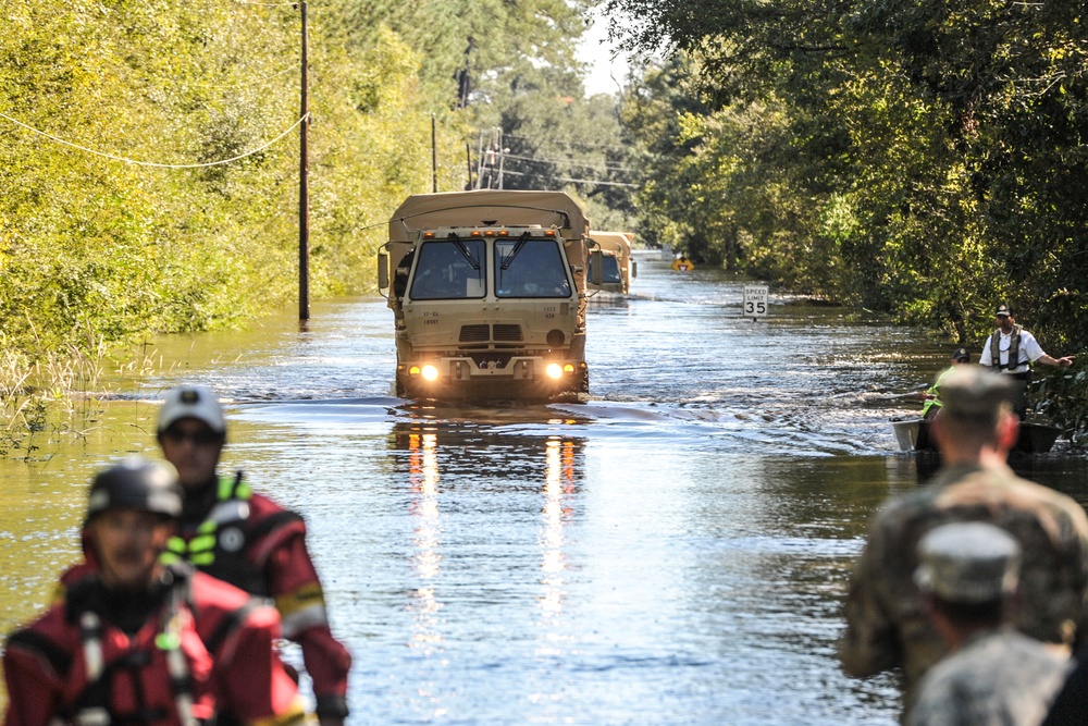 SC National Guard Hurricane Matthew Emergency Response