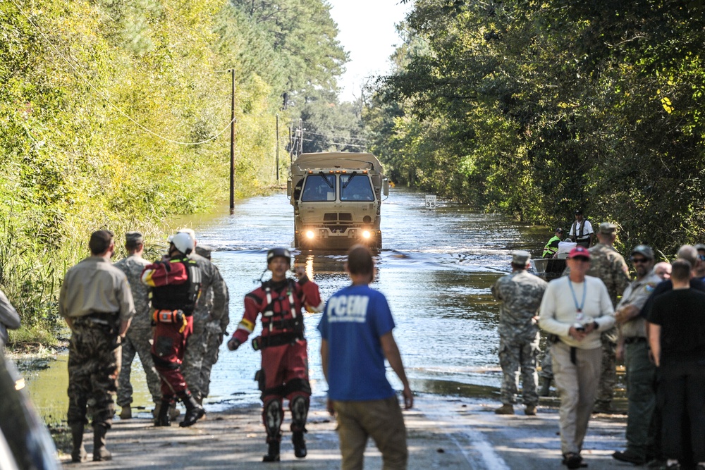 SC National Guard Hurricane Matthew Emergency Response