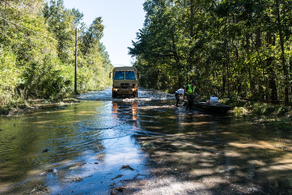 SC National Guard Hurricane Matthew Emergency Response