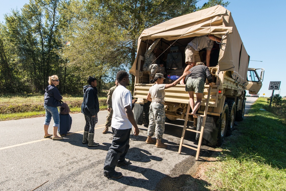 SC National Guard Hurricane Matthew Emergency Response