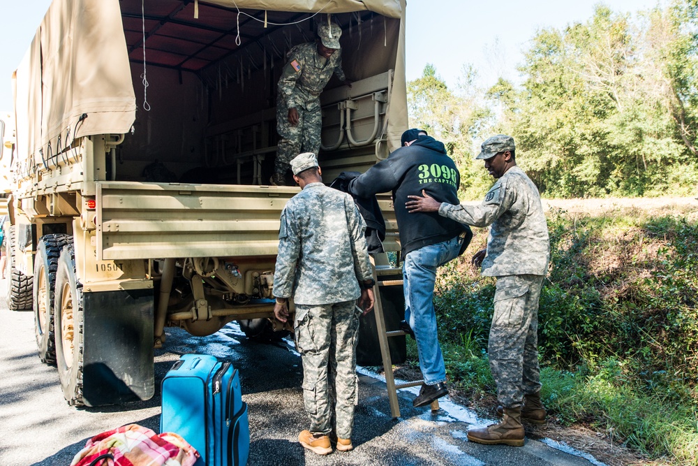 SC National Guard Hurricane Matthew Emergency Response