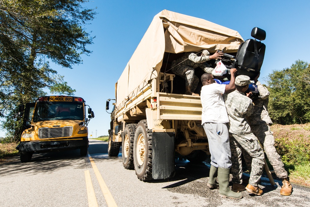 SC National Guard Hurricane Matthew Emergency Response