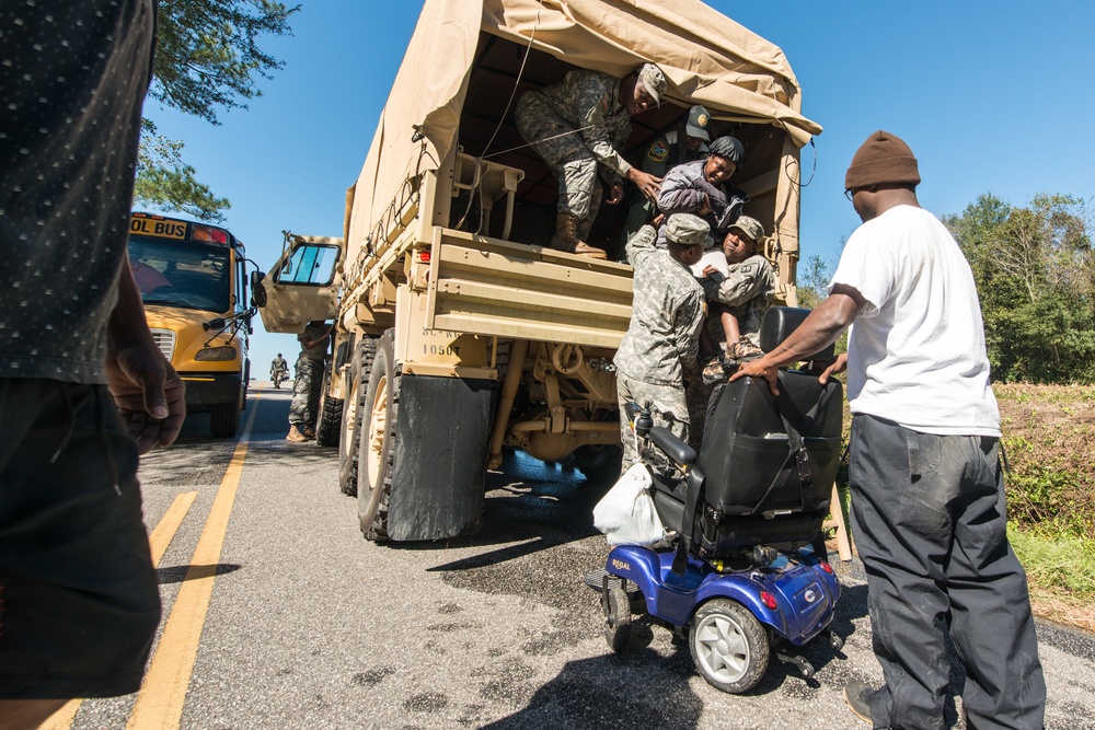 SC National Guard Hurricane Matthew Emergency Response