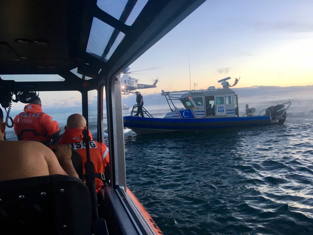 Coast Guard, partner agencies searching for a missing boater near Fire Island Inlet