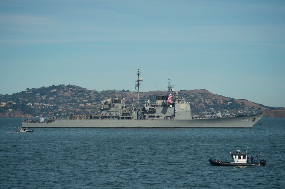 Parade of Ships at San Francisco Fleet Week