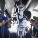 Nimitz Sailors Secure Aircraft