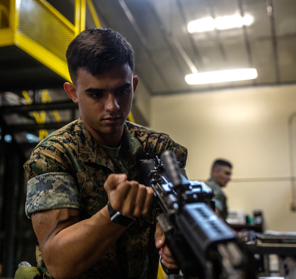 Armorers Ensure Weapon Readiness in Okinawa