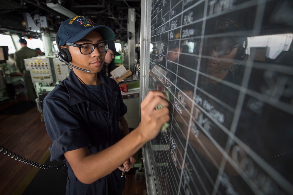 USS Bonhomme Richard Underway in the South China Sea