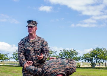 Koa Moana frisks and searches with His Majesty's Armed Forces