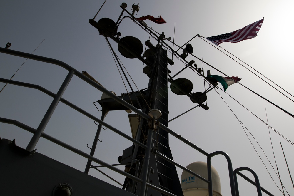 Weapons training unique for U.S. Army Central mariners