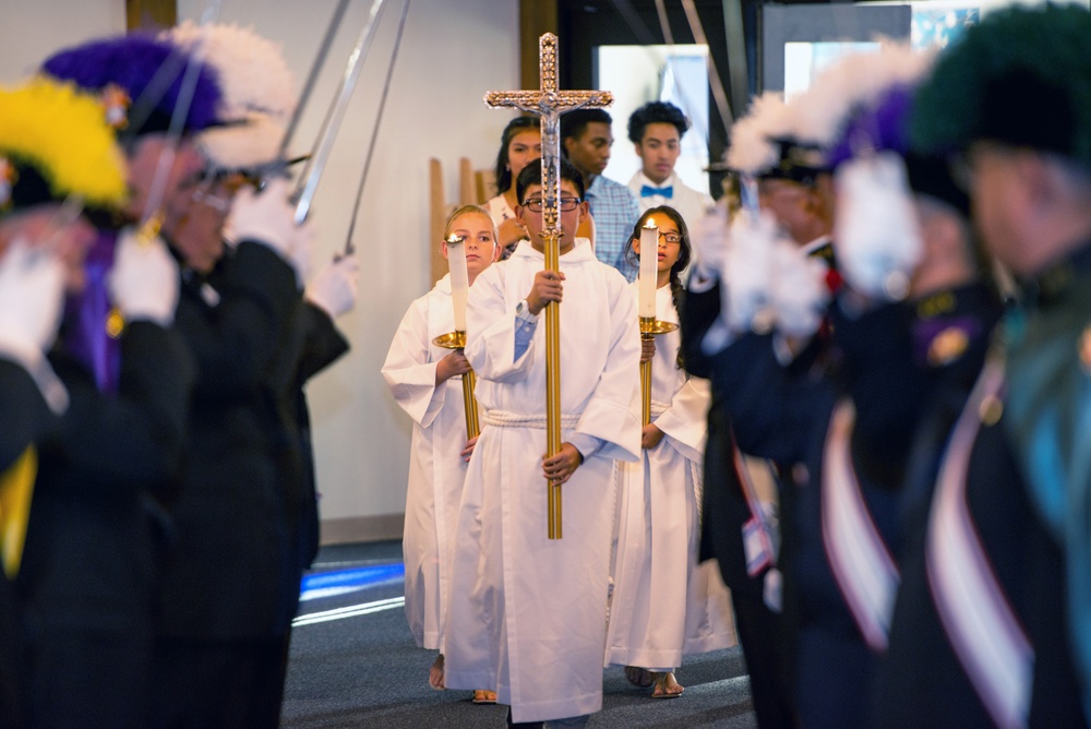 Bishop Buckon visits Travis AFB