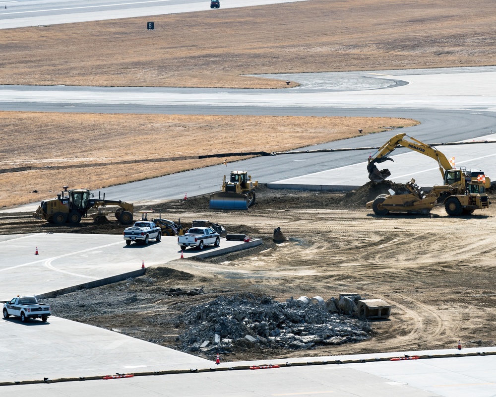 Travis AFB Flight Line Construction