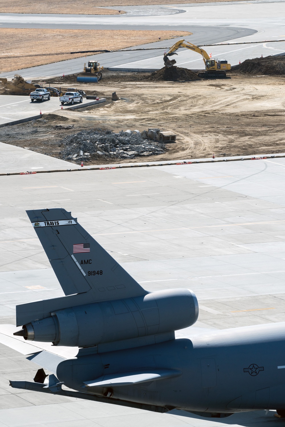 Travis AFB Flight Line Construction