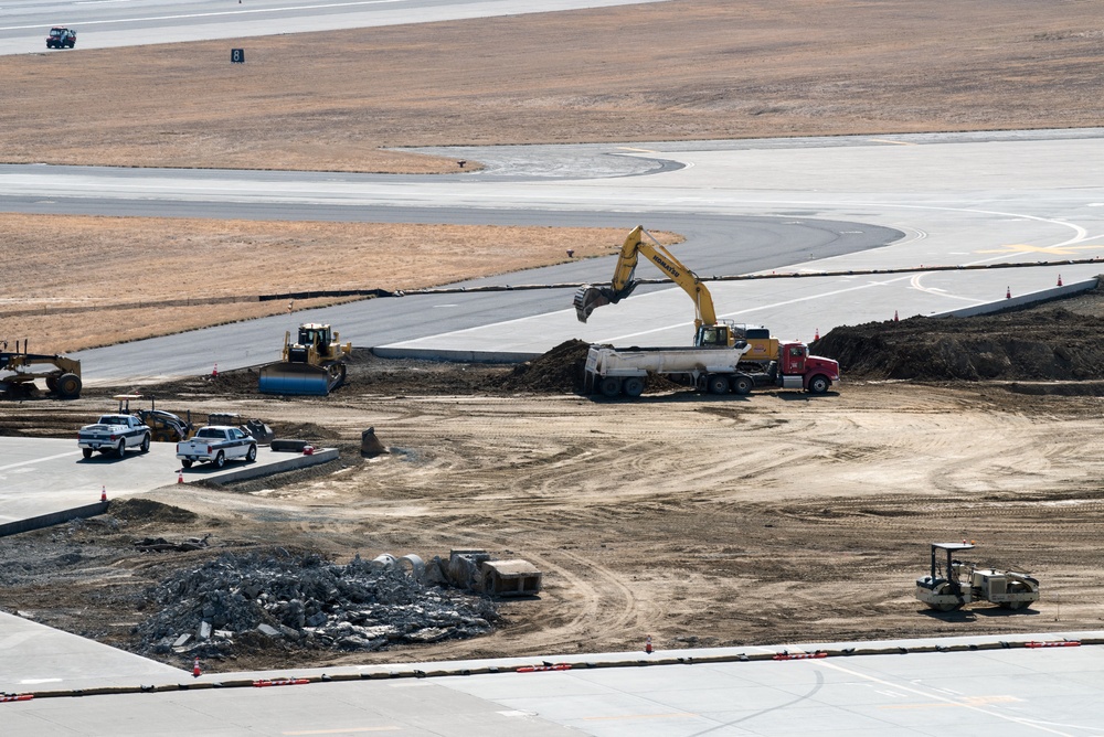 Travis AFB Flight Line Construction