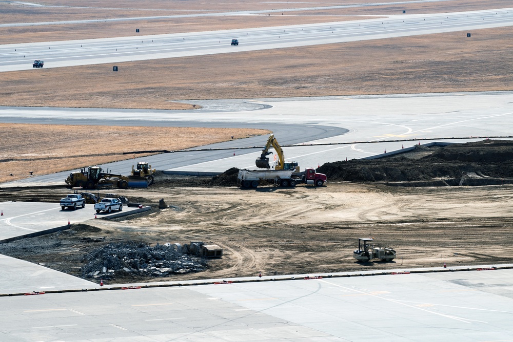 Travis AFB Flight Line Construction