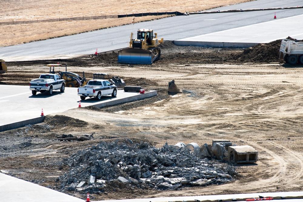 Travis AFB Flight Line Construction