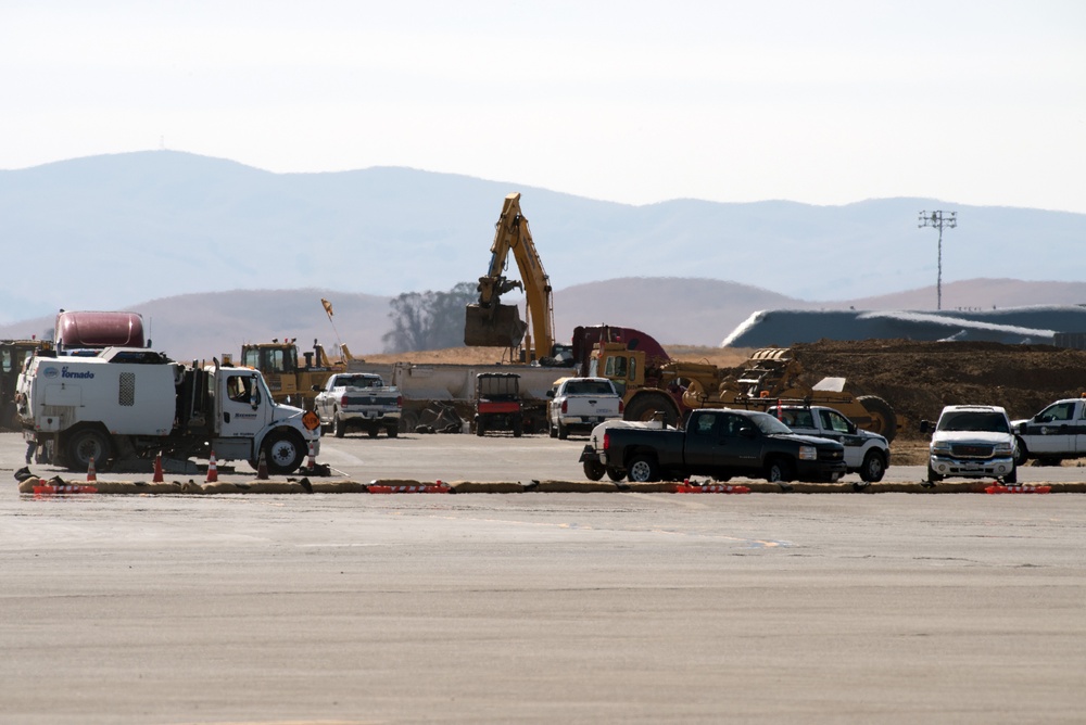 Travis AFB Flight Line Construction