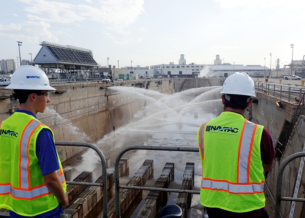 Inspection Team Performs Dry Dock Audit at Naval Base San Diego