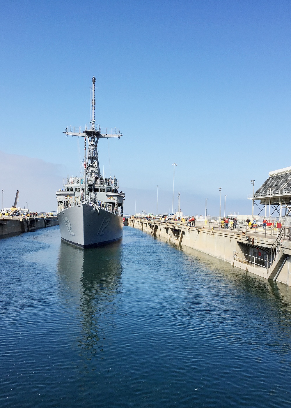 Inspection Team Performs Dry Dock Audit at Naval Base San Diego