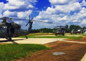 Air Cav surveys damage from Hurrican Ike