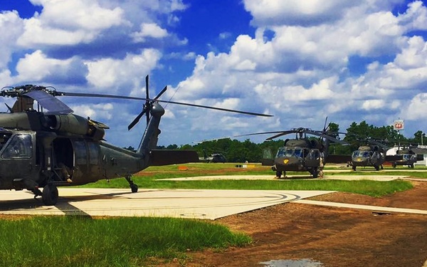 Air Cav surveys damage from Hurrican Ike