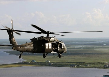 Air Cav surveys damage from Hurricane Ike