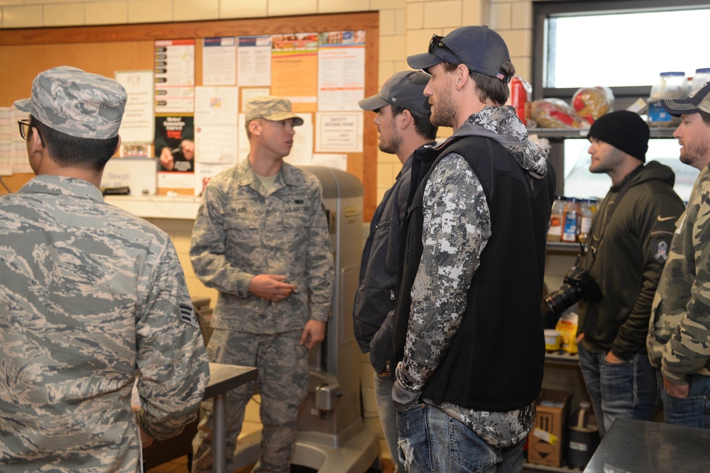 Chase Rice visits Minot AFB